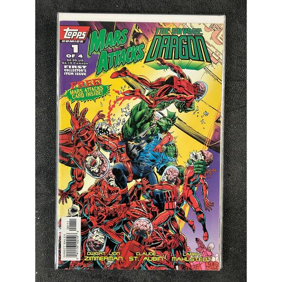 Mars Attacks The Savage Dragon, First Born, Image (1996 - 2014 Topps, Image, IDW - Picture 2 of 6